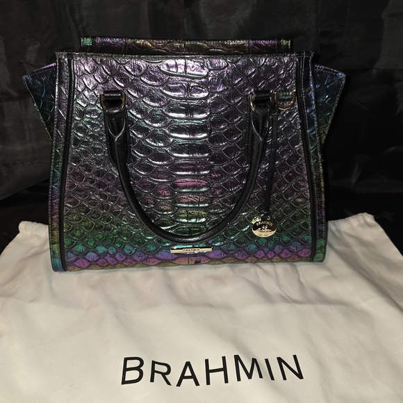 Brahmin Chameleon Tote Bag And Wallet - Picture 11 of 11